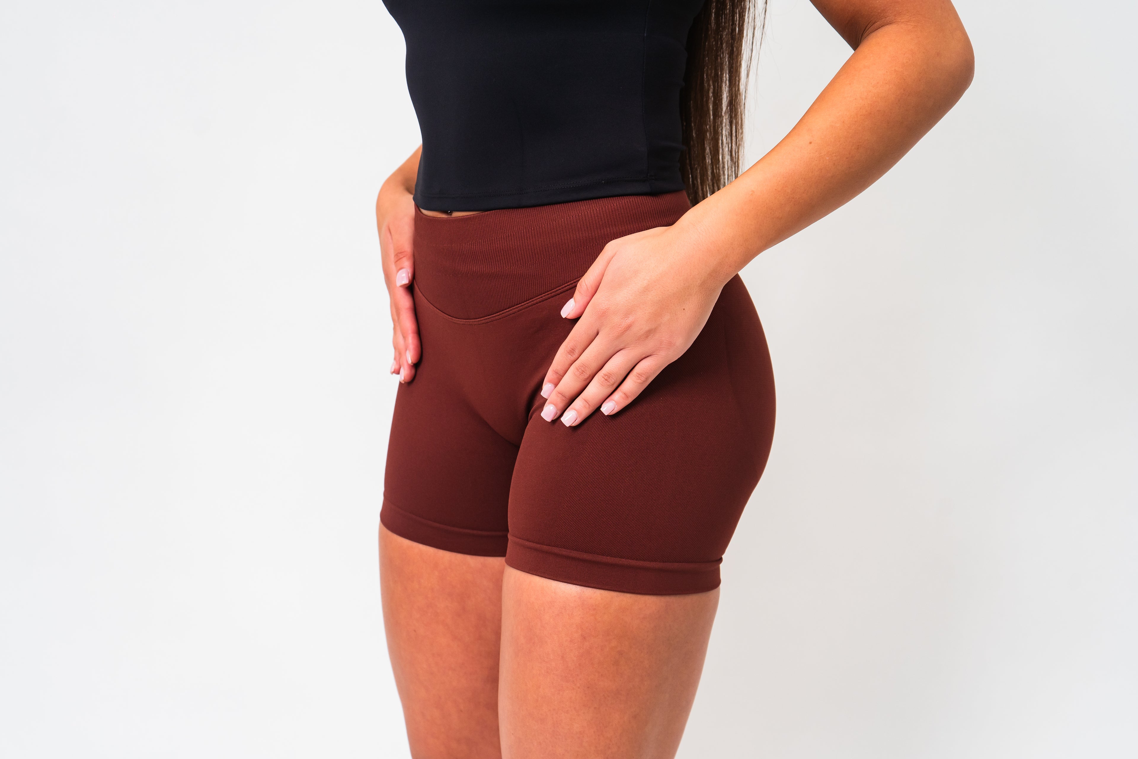 🔥Sculpt Contour Shorts - Warm Mocha