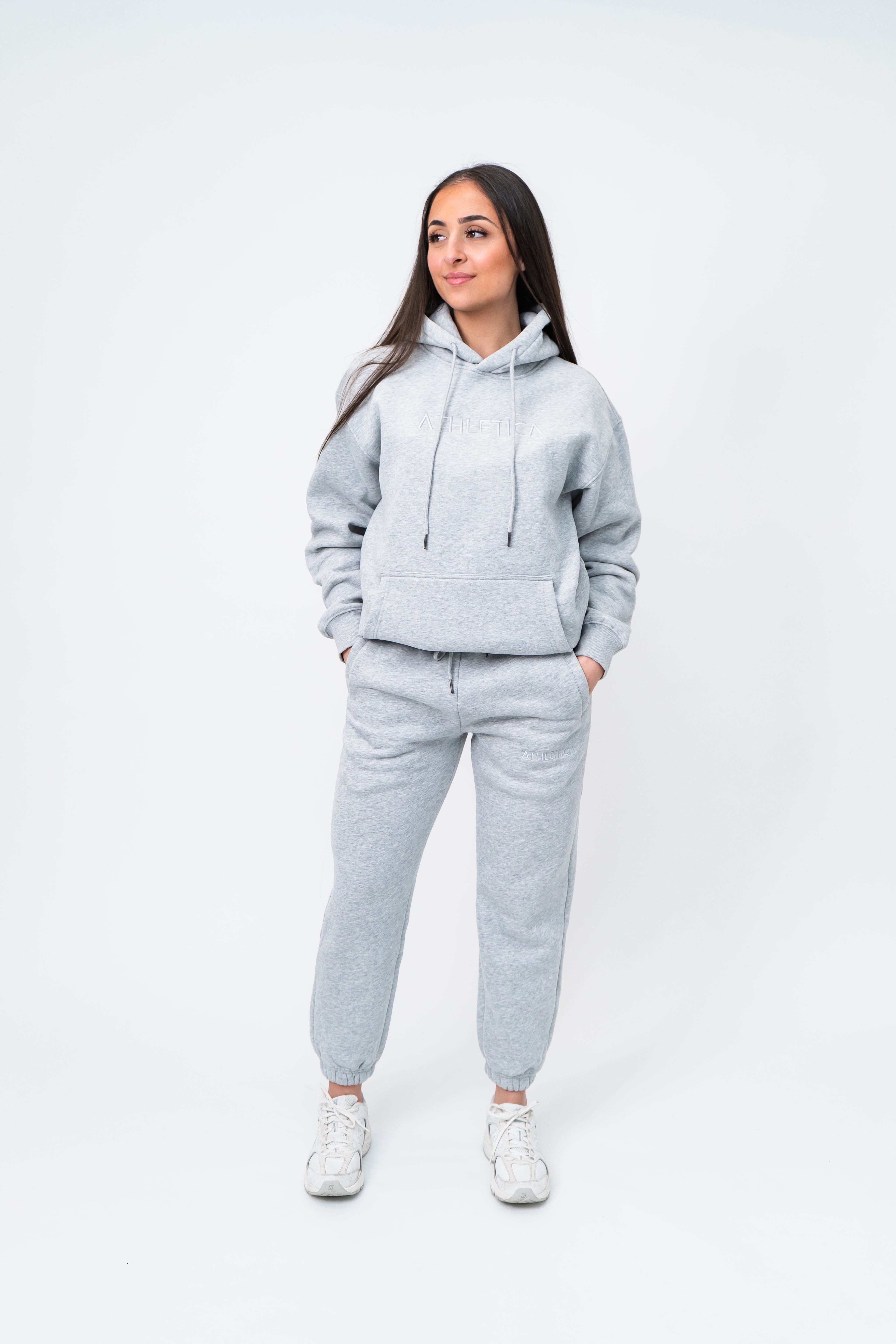 Unisex - Grey "ATHLETICA' Tracksuit Set