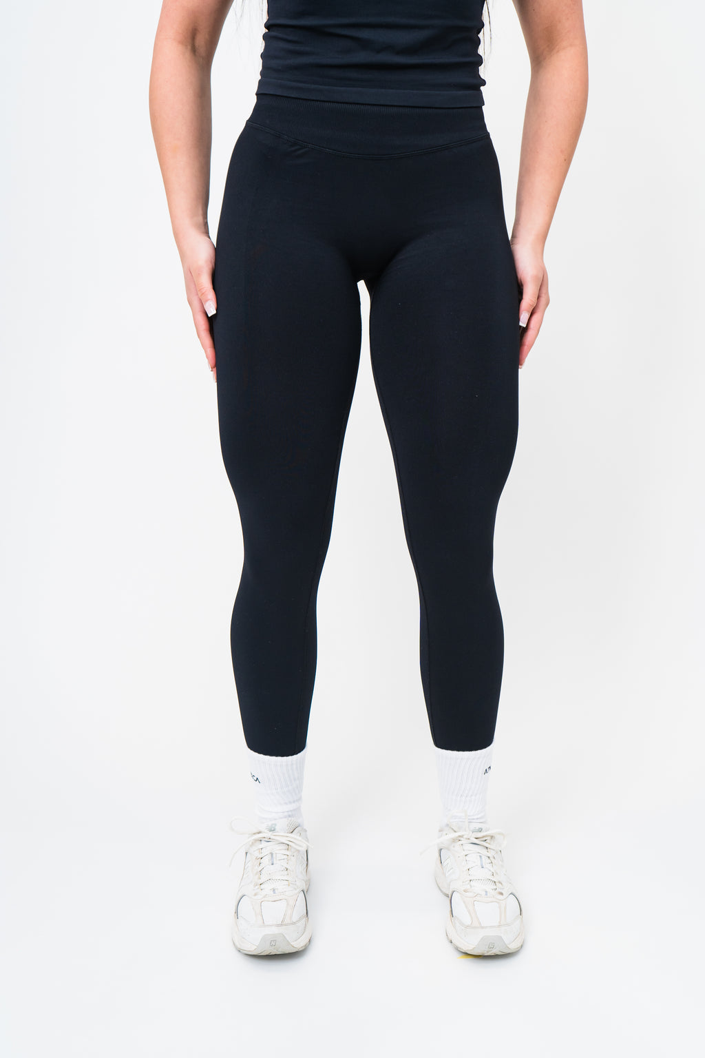 Sculpt Contour Leggings - Midnight Black