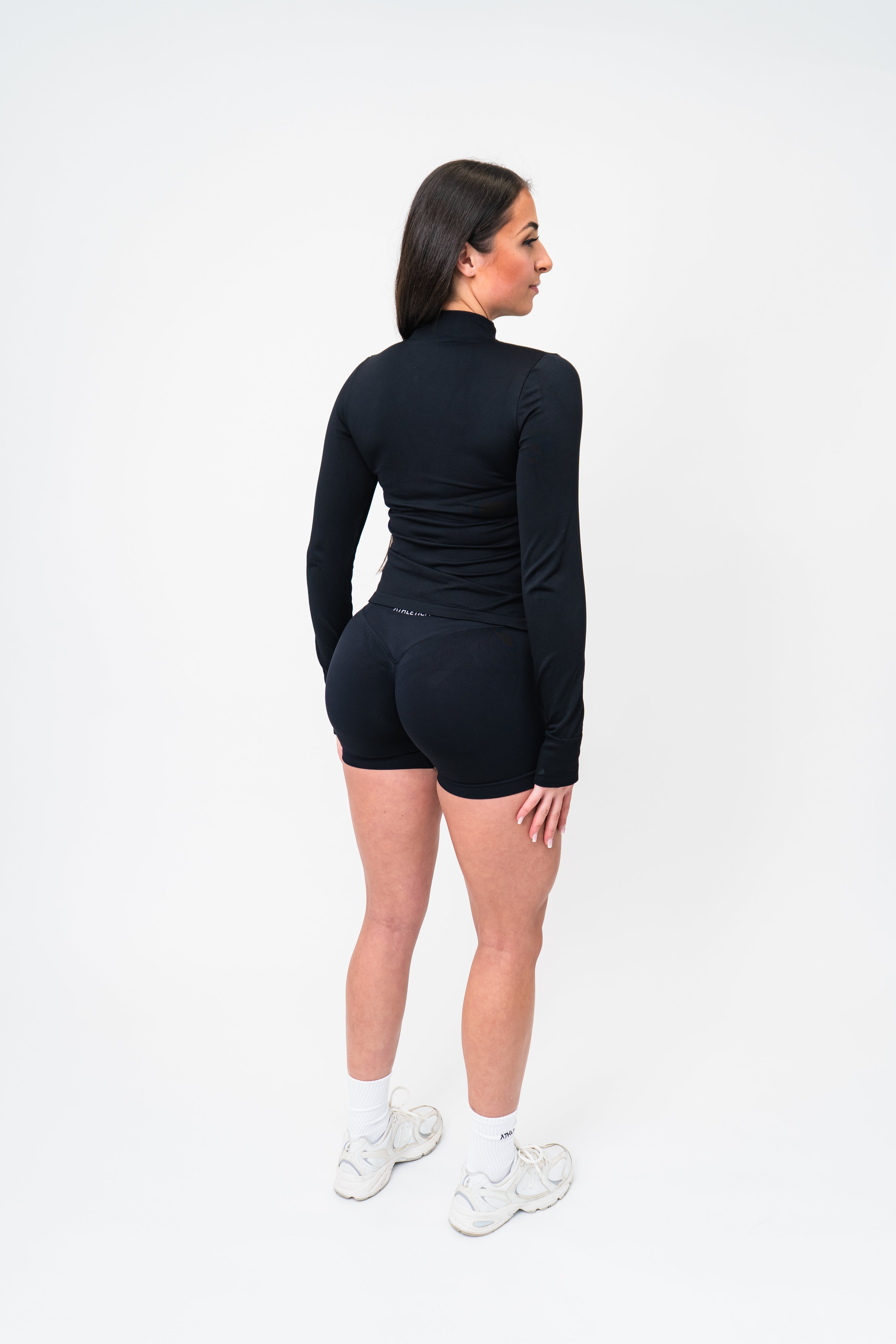 Sculpt Zip Jacket - Midnight Black