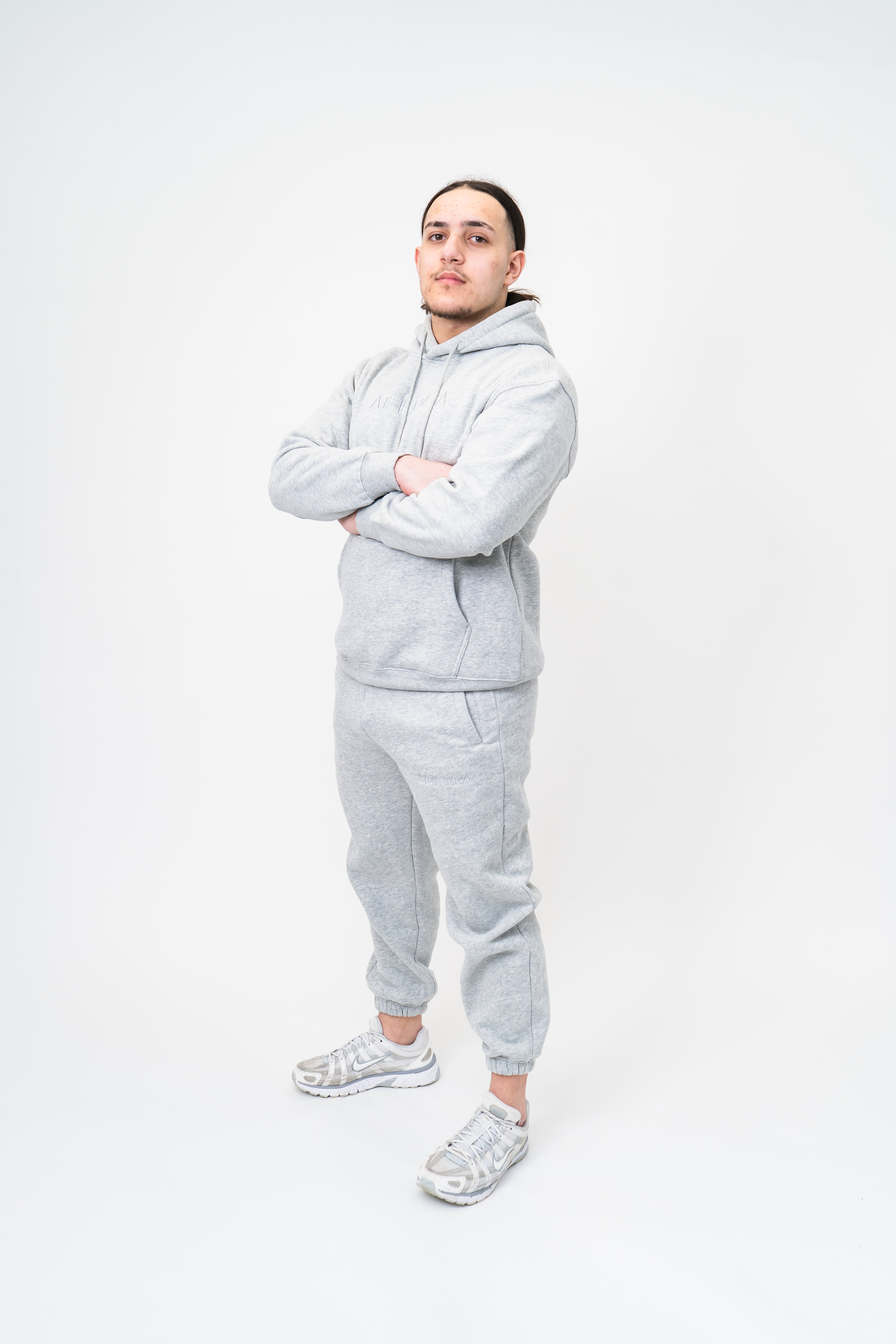 Unisex - Grey "ATHLETICA' Tracksuit Set