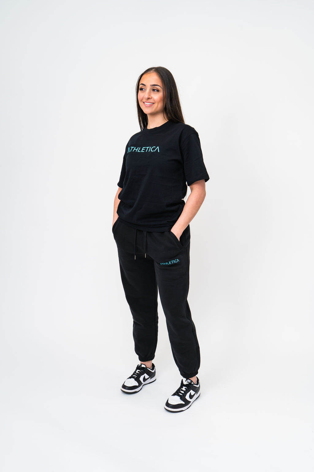 Unisex Tiffany Blue "ATHLETICA" T-Shirt